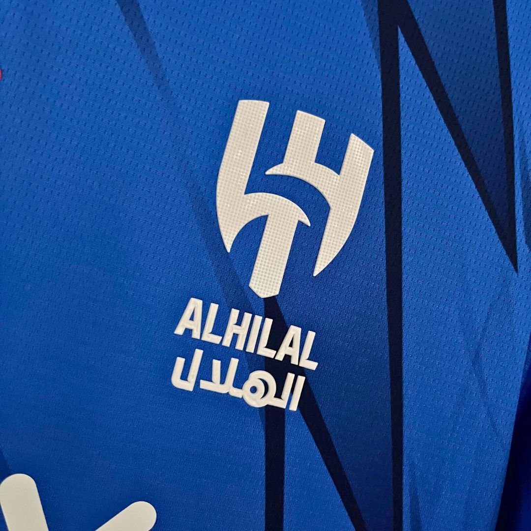 Camisa Al-Hilal 2023/24 Home Azul - #10 Neymar Jr. - Tamanho GG - Masculina