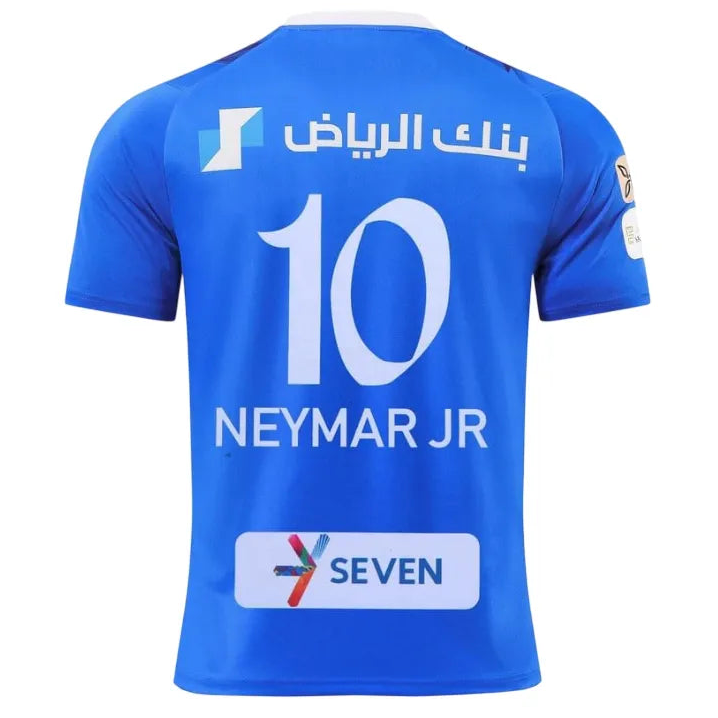 Camisa Al-Hilal 2023/24 Home Azul - #10 Neymar Jr. - Tamanho GG - Masculina