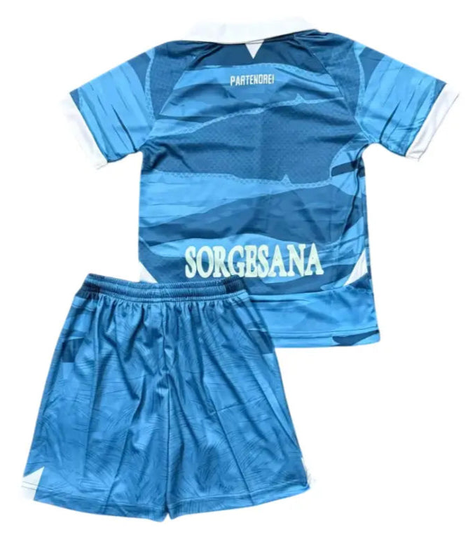 Camisa Napoli 2024/25 Fourth - Partenope Jersey - Kit Torcedor Infantil