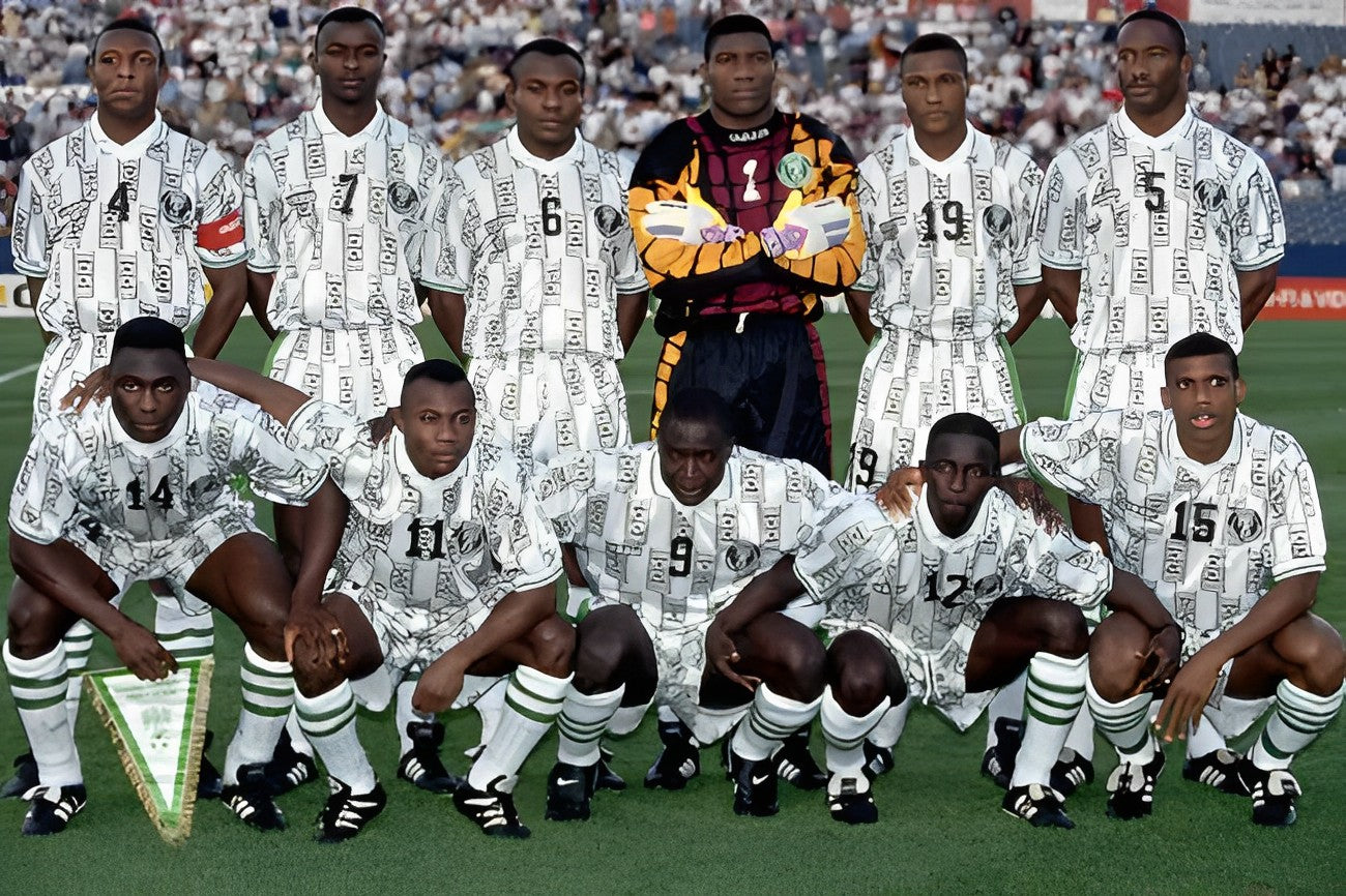 Camisa Nigéria 1994 Home - #10 FELA KUTI - Tamanho M