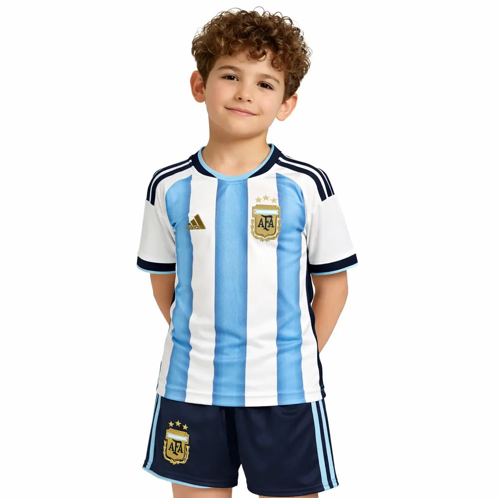 Camisa Seleção Argentina 2026 Home - Kit Torcedor Infantil