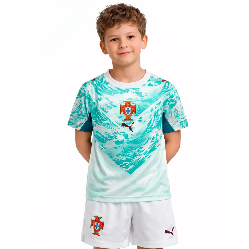 Conjunto Infantil Portugal 2026 Away
