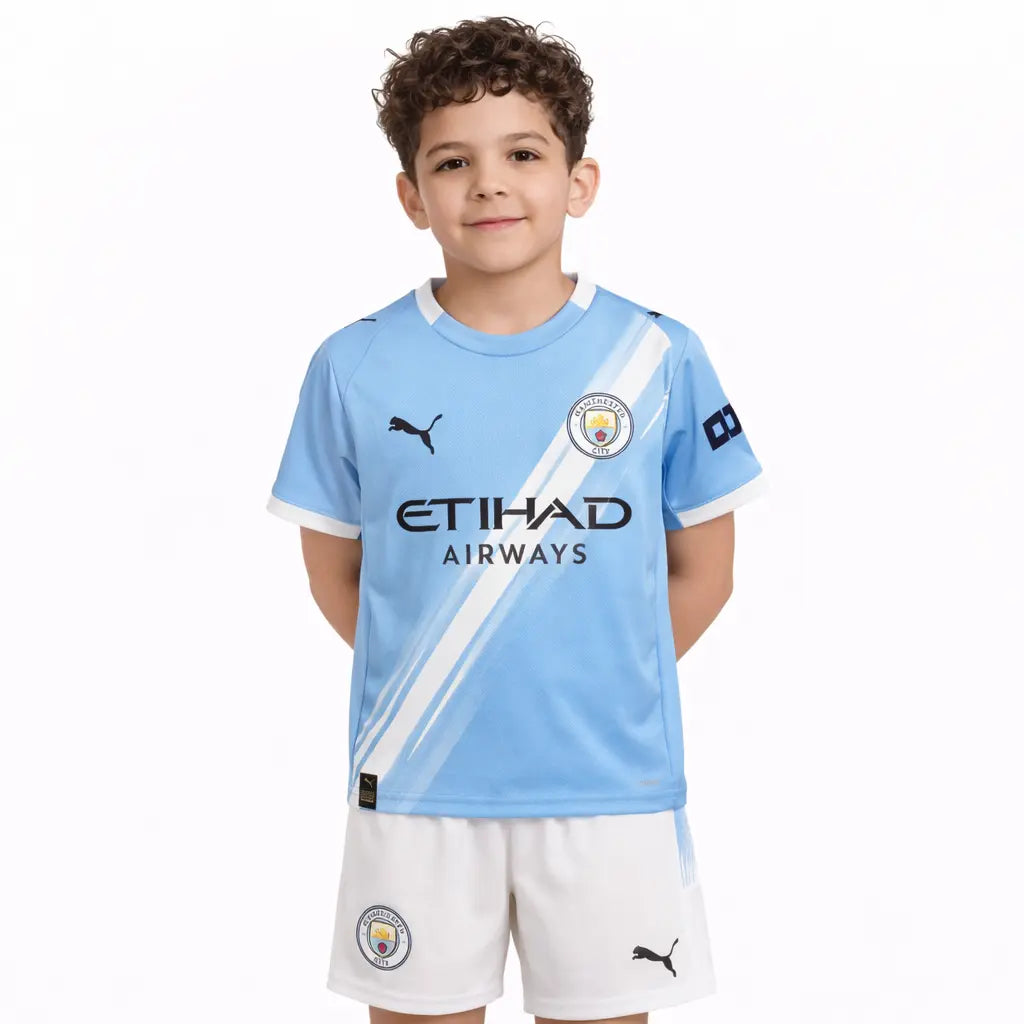 Conjunto Infantil Manchester City 2025/26 Home