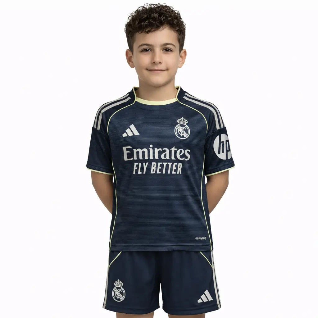 Conjunto Infantil Real Madrid 2025/26 Away